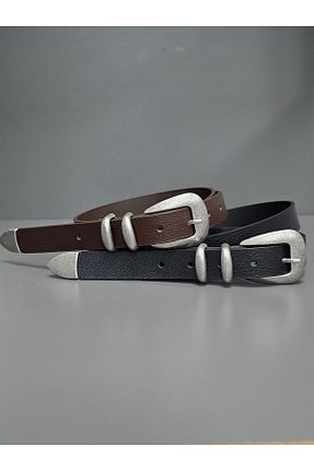 کمربند مشکی زنانه چرم خالص Kemerix - کد 927207252