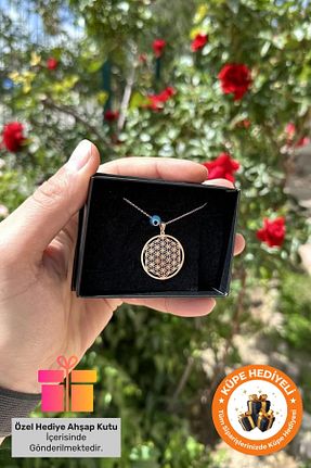 گردنبند نقره صورتی زنانه 925 عیار Lucente Jewellery - کد 753442571