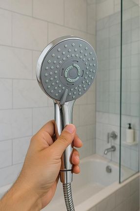ست حمام آبی کروم Saban - کد 927238368