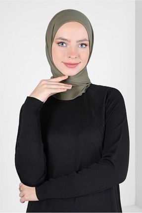شال قهوه ای زنانه پلی استر Alvina - کد 791735315
