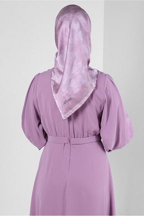 روسری بنفش پلی استر Alvina - کد 803518632