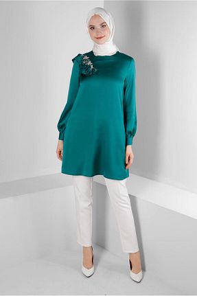 شلوار پارچه ای سفید زنانه بلند Alvina - کد 805630605
