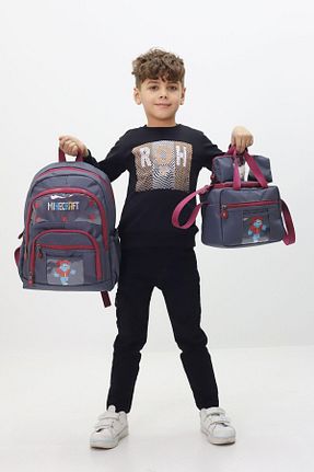 کیف مدرسه بنفش بچه گانه پارچه ای Probag - کد 925432680