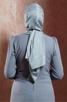 شال طوسی زنانه پلی استر Alvina - کد 871312349