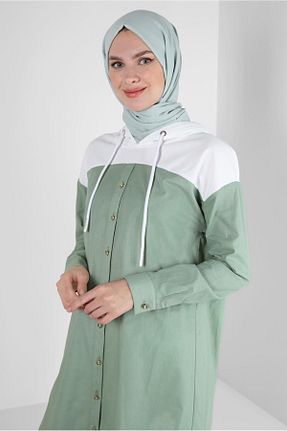 شال سبز زنانه پنبه ای Alvina - کد 798335503