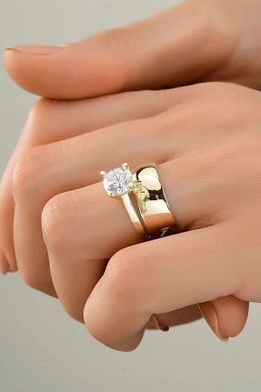 انگشتر طلا طلائی زنانه 8 عیار Çgk Çiğdem Gürel Kuyumculuk - کد 166984625