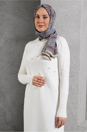 شال سرمه ای زنانه پلی استر Alvina - کد 922278626