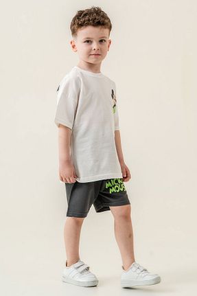 ست بالاتنه و پائین تنه بژ بچه گانه بافتنی Beniizle - کد 925445212