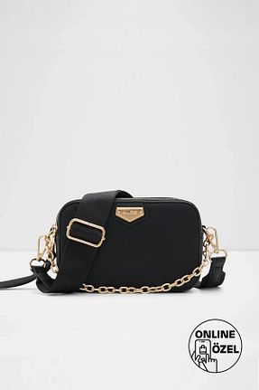 کیف دوشی مشکی زنانه چرم مصنوعی Aldo - کد 877690827