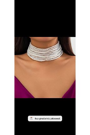 گردنبند مروارید سفید SHİNELİZE - کد 927256898