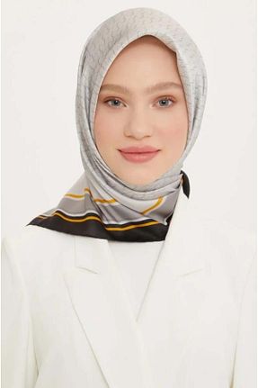 روسری طوسی İpek Tivil Armine - کد 750073378