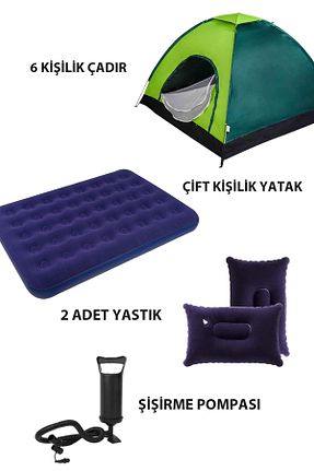 چادر سبز 4 Kişilik ve üstü Onetick - کد 927341469
