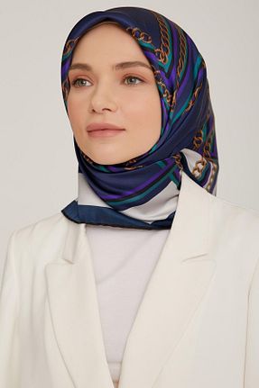 روسری سفید کرپ ساتن ابریشم Armine - کد 775518517