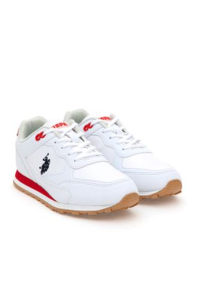 کفش اسنیکر سفید زنانه بند دار U.S. Polo Assn. - کد 927335242