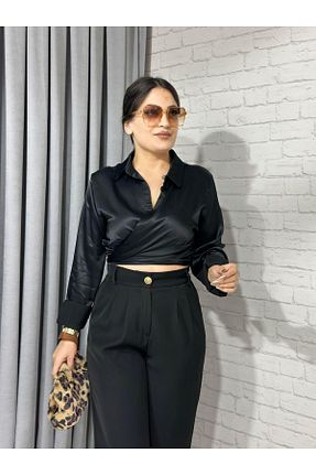 بلوز مشکی زنانه ساده Aysel Boutiquee - کد 927351452