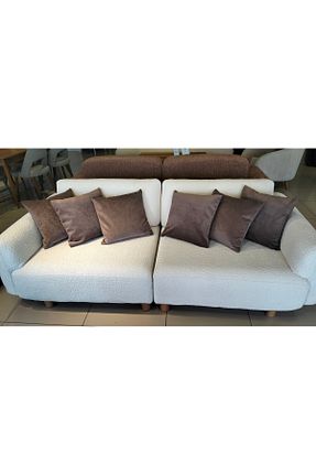 کوسن و روکش کوسن قهوه ای مخمل KIrlentçi Ahmet - کد 927350460