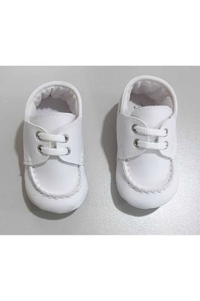 پاپوش سفید بچه گانه چرم مصنوعی Sönmez Baby - کد 927371207