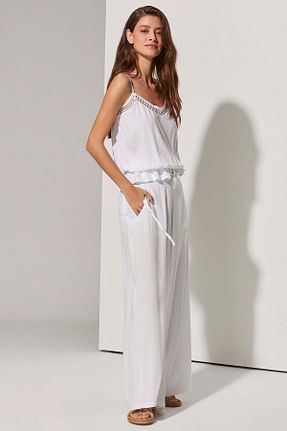 شلوار سفید زنانه ویسکون White By Nature - کد 332031084