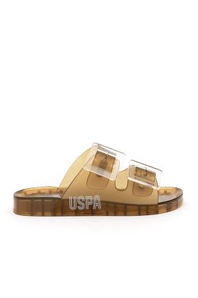 دمپائی قهوه ای زنانه چرم مصنوعی U.S. Polo Assn. - کد 927372226