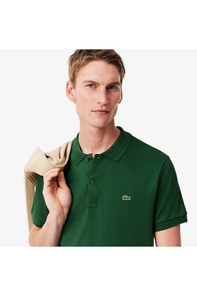 پولوشرت سبز مردانه رگولار Lacoste - کد 927385438