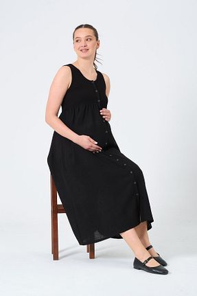 لباس بارداری مشکی زنانه بافتنی BUSA - کد 927384307