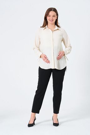 پیراهن بارداری بژ زنانه رگولار BUSA - کد 927385337