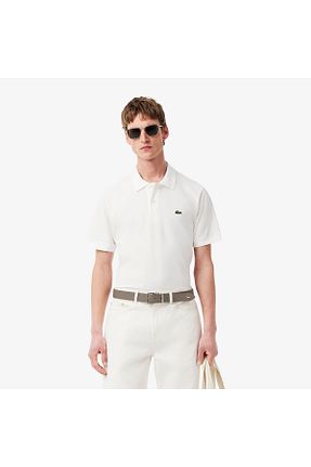کمربند قهوه ای مردانه چرم مصنوعی Lacoste - کد 927375304
