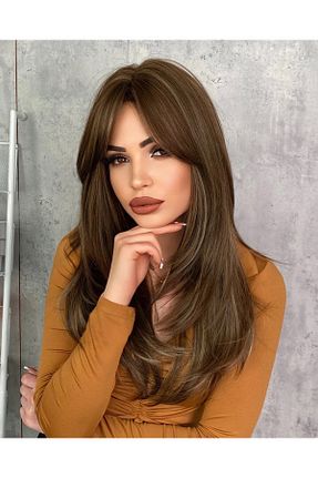 کلاه گیس بژ aura peruk - کد 927388958