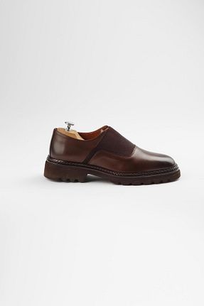 کفش کژوال قهوه ای مردانه پاشنه کوتاه (1 - 4 سانتی متر) ByItallanoshoes - کد 927402313