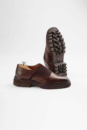 کفش کژوال قهوه ای مردانه پاشنه کوتاه (1 - 4 سانتی متر) ByItallanoshoes - کد 927402313