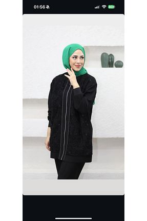 ست بالاتنه و پائین تنه مشکی زنانه اسلیم Aynaz - کد 927405208