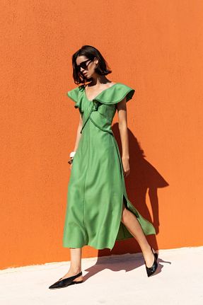 لباس سبز زنانه بافتنی KAMEYA - کد 927401866