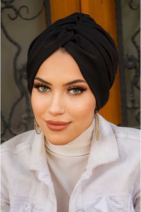 کلاه شنای حجاب مشکی زنانه Aişe Tesettür - کد 827239215