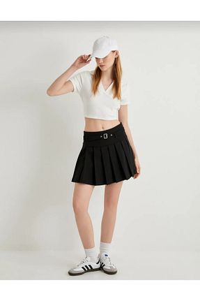 دامن سبز زنانه پنبه پلی استر passion butik - کد 926123384