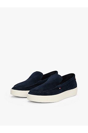 کفش اسنیکر سرمه ای مردانه بدون بند Tommy Hilfiger - کد 927537427