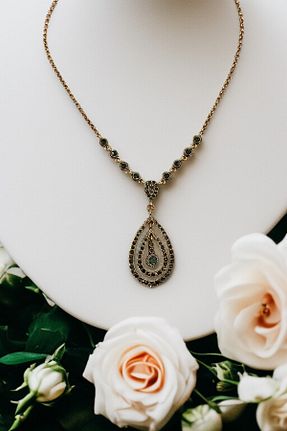 گردنبند جواهر مشکی زنانه زیرکن FAYRA ACCESSORIES - کد 927456971