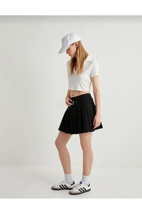دامن سبز زنانه پنبه پلی استر passion butik - کد 926123384