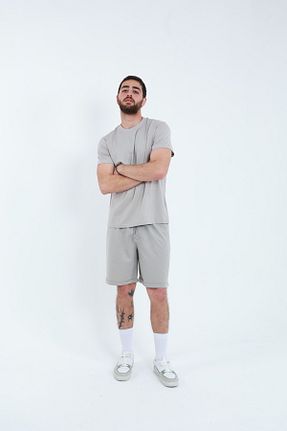 ست بالاتنه و پائین تنه رنگی مردانه بافت TKT - کد 927466421