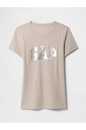 تیشرت بژ زنانه رگولار GAP - کد 927503244