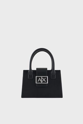 کیف دوشی مشکی زنانه پلی اورتان Armani Exchange - کد 927544405