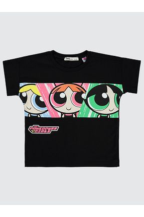 تیشرت مشکی بچه گانه رگولار Powerpuff Girls - کد 824312926