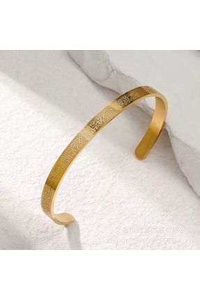 دستبند استیل (فولاد) زرد مردانه استیل (فولاد) MODA IŞILTISI - کد 927525645