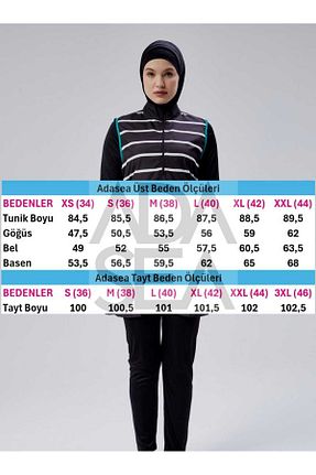 مایو حجاب مشکی زنانه ROZAMAY - کد 926654358