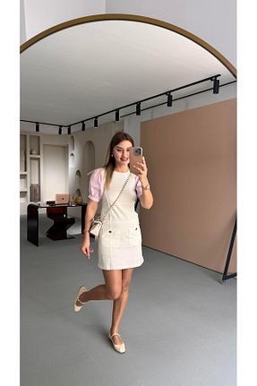 لباس بژ زنانه جین Sezgi Tekin - کد 927554778