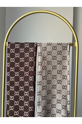 شال قهوه ای زنانه Organic Scarfs - کد 865854230