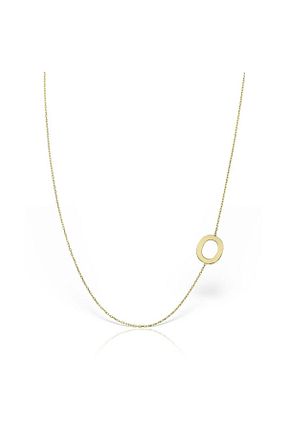 گردنبند طلا رنگی زنانه 14 عیار Minimal Kolye - کد 927563770