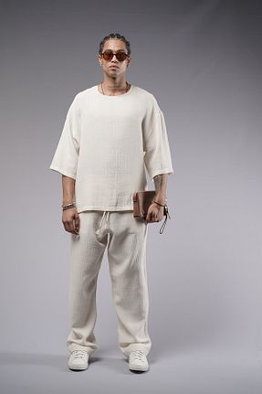 ست بالاتنه و پائین تنه بژ مردانه بافتنی Butik - کد 927555843
