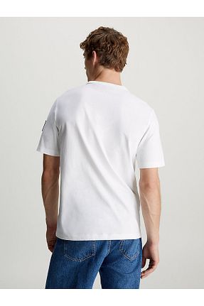 تیشرت سفید مردانه رگولار Calvin Klein - کد 832530040
