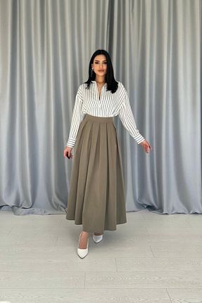 پیراهن سبز زنانه یقه هفت modaserdem - کد 924094199