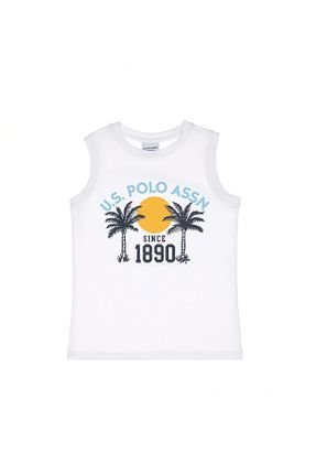 تیشرت سفید بچه گانه Fitted U.S. Polo Assn. - کد 927570010